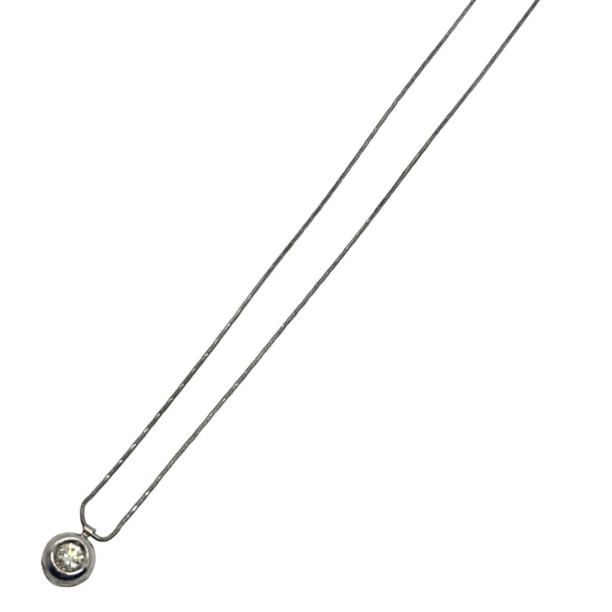 Collier Pendentif en or blanc et diamant - Castafiore