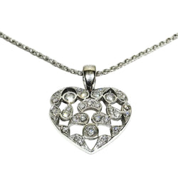 Collier Pendentif en or blanc et diamants - Castafiore