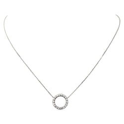 Collier Pendentif en or blanc et diamants - Castafiore