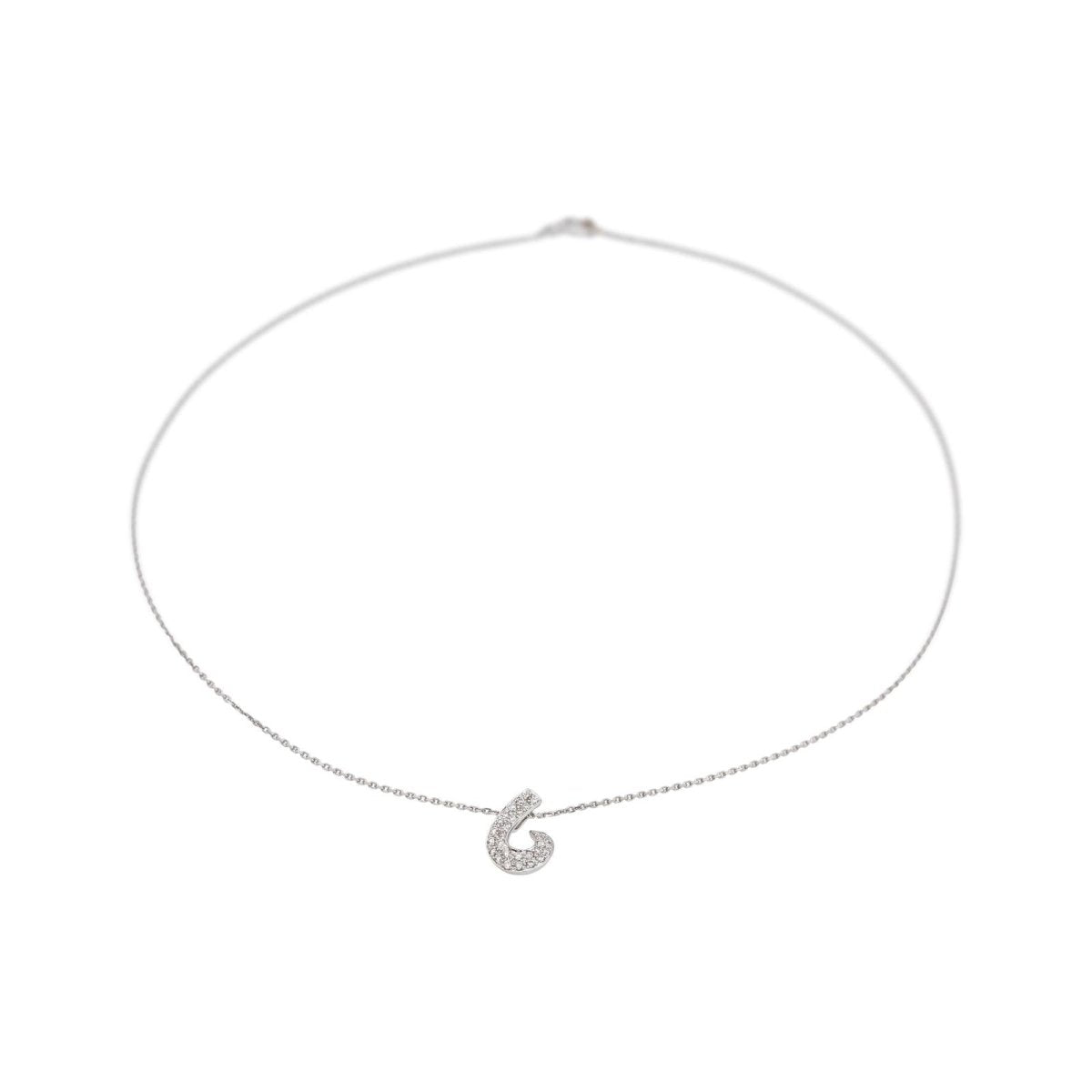 Necklace  White gold diamond