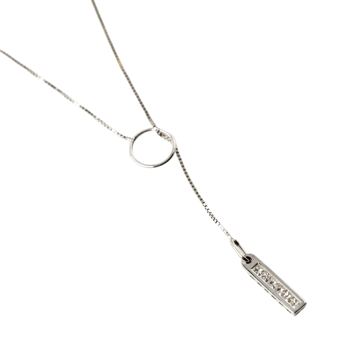 Collier Pendentif en or blanc et diamants - Castafiore