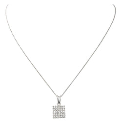Collier Pendentif en or blanc et diamants - Castafiore
