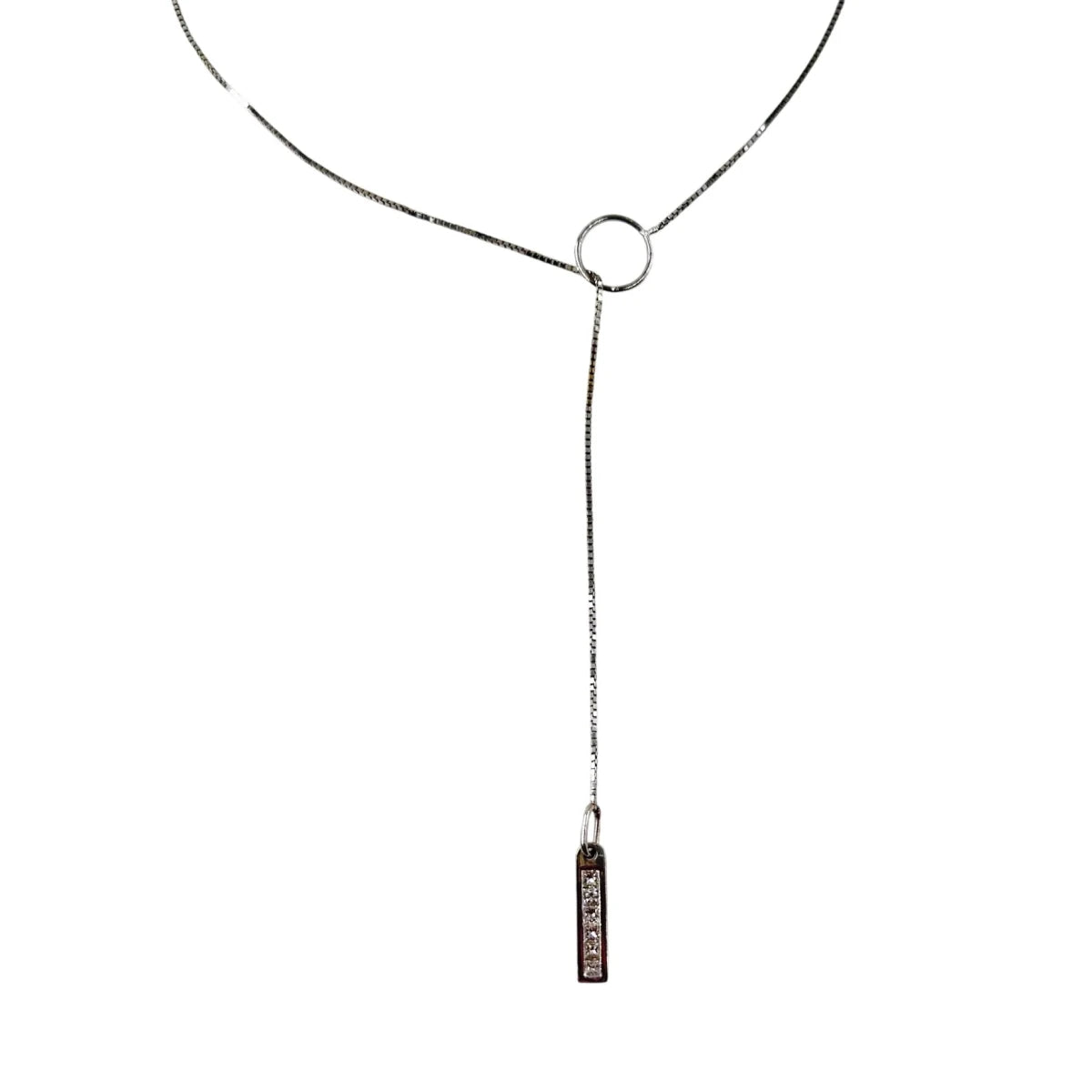 Collier Pendentif en or blanc et diamants - Castafiore