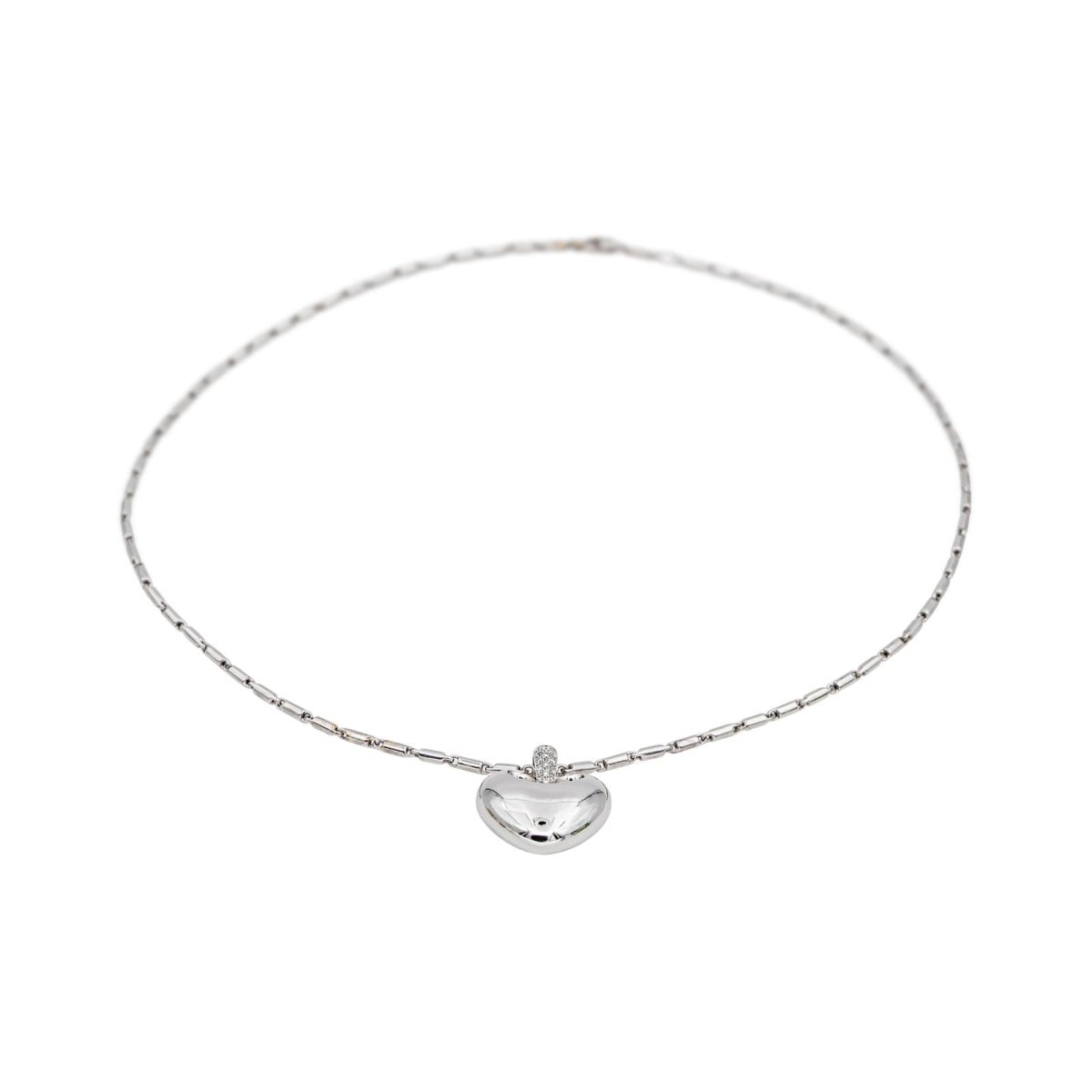 Necklace White gold diamond