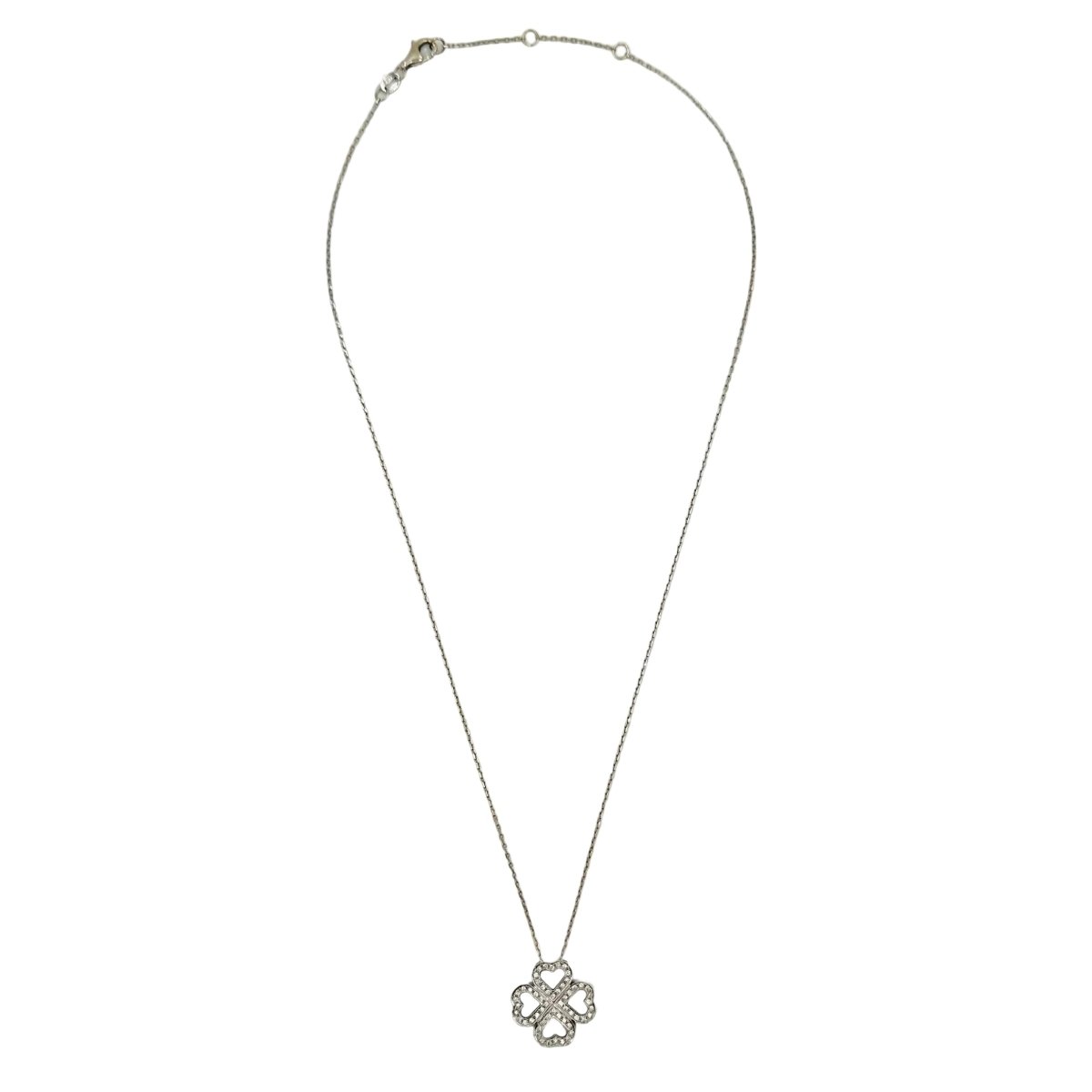 Collier Pendentif en or blanc et diamants - Castafiore