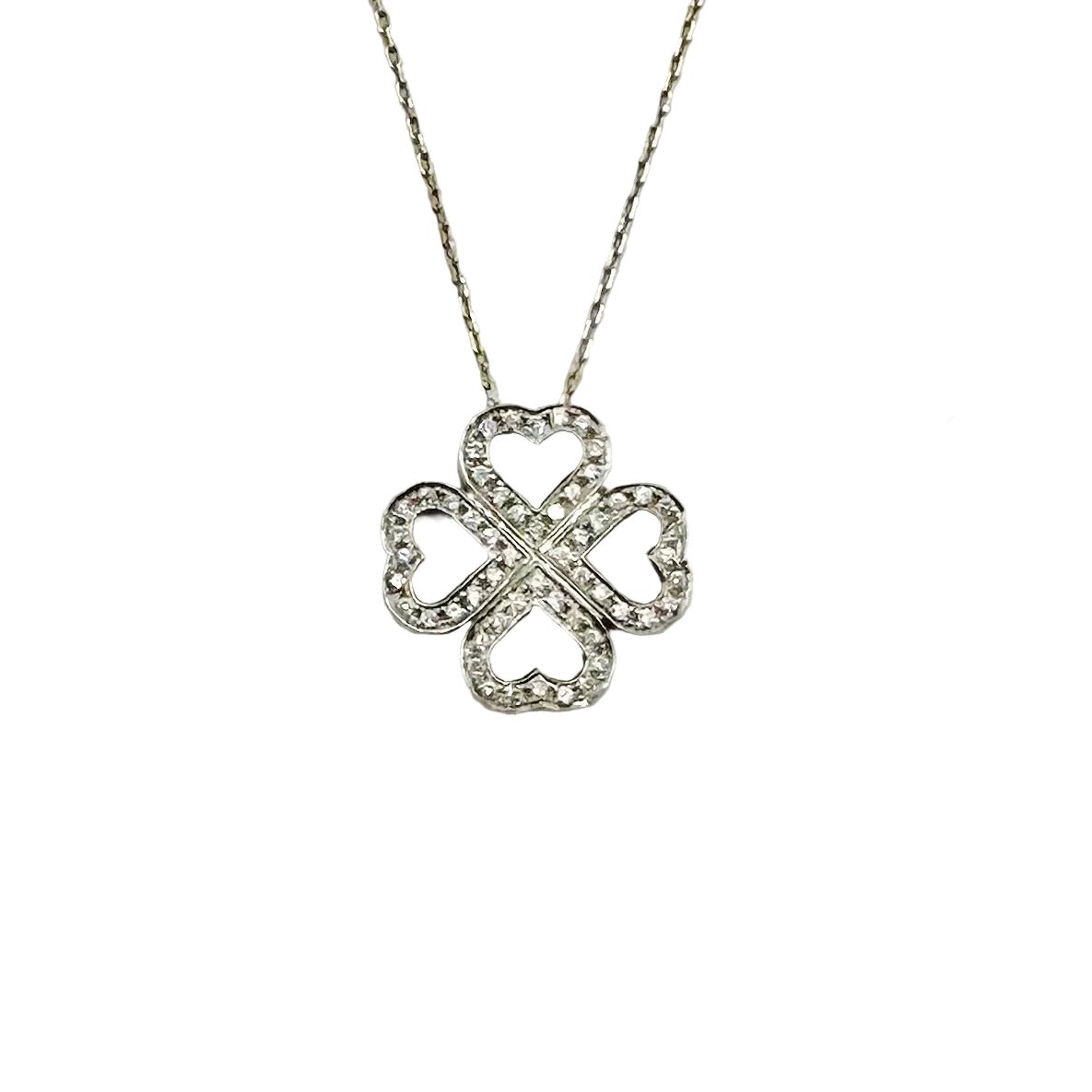 Collier Pendentif en or blanc et diamants - Castafiore