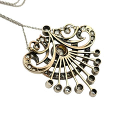Collier Pendentif en or blanc et diamants - Castafiore