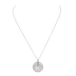 Collier Pendentif en or blanc et diamants - Castafiore