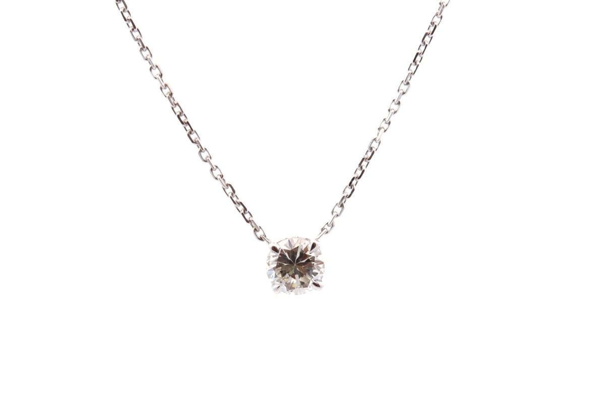 Collier Pendentif en or blanc et diamants - Castafiore