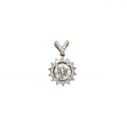 Collier Pendentif en or blanc et diamants - Castafiore