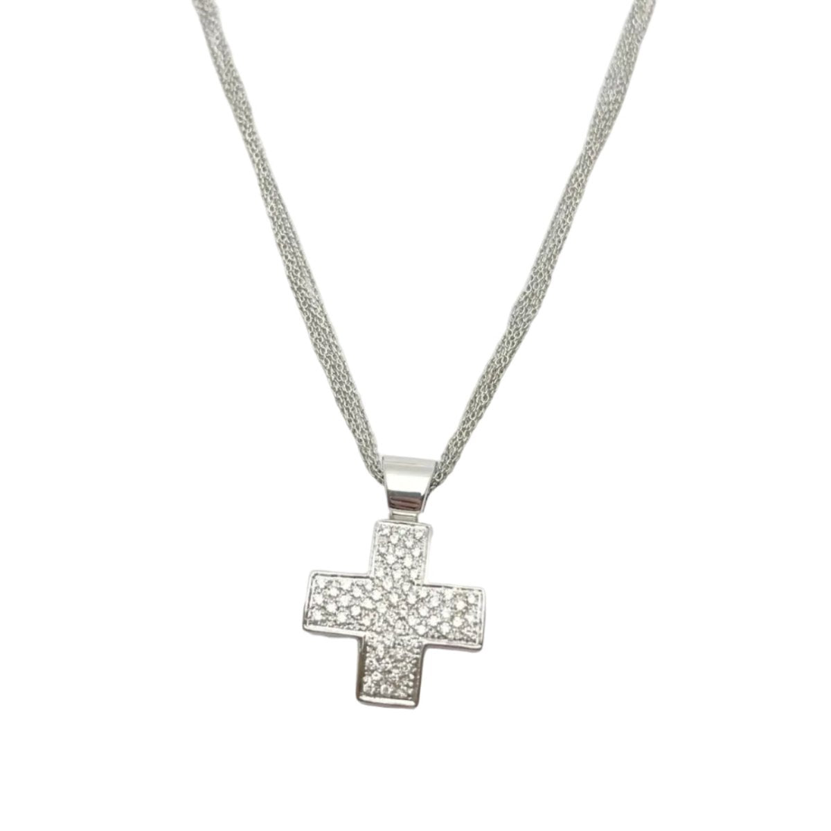 Collier Pendentif en or blanc et diamants - Castafiore