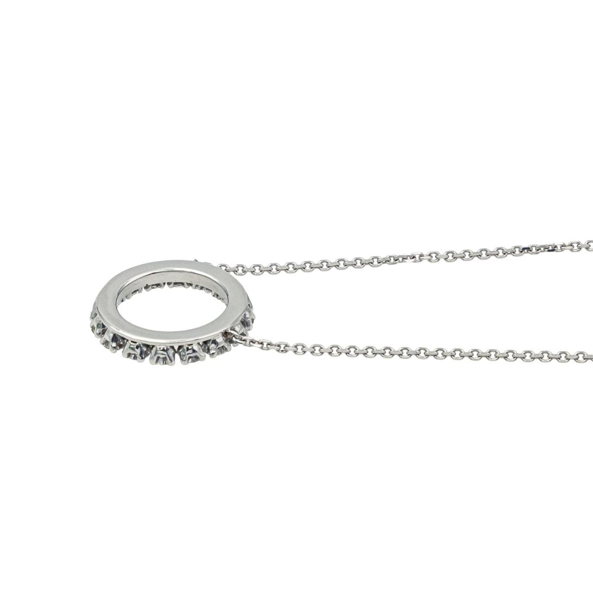 Collier Pendentif en or blanc et diamants - Castafiore