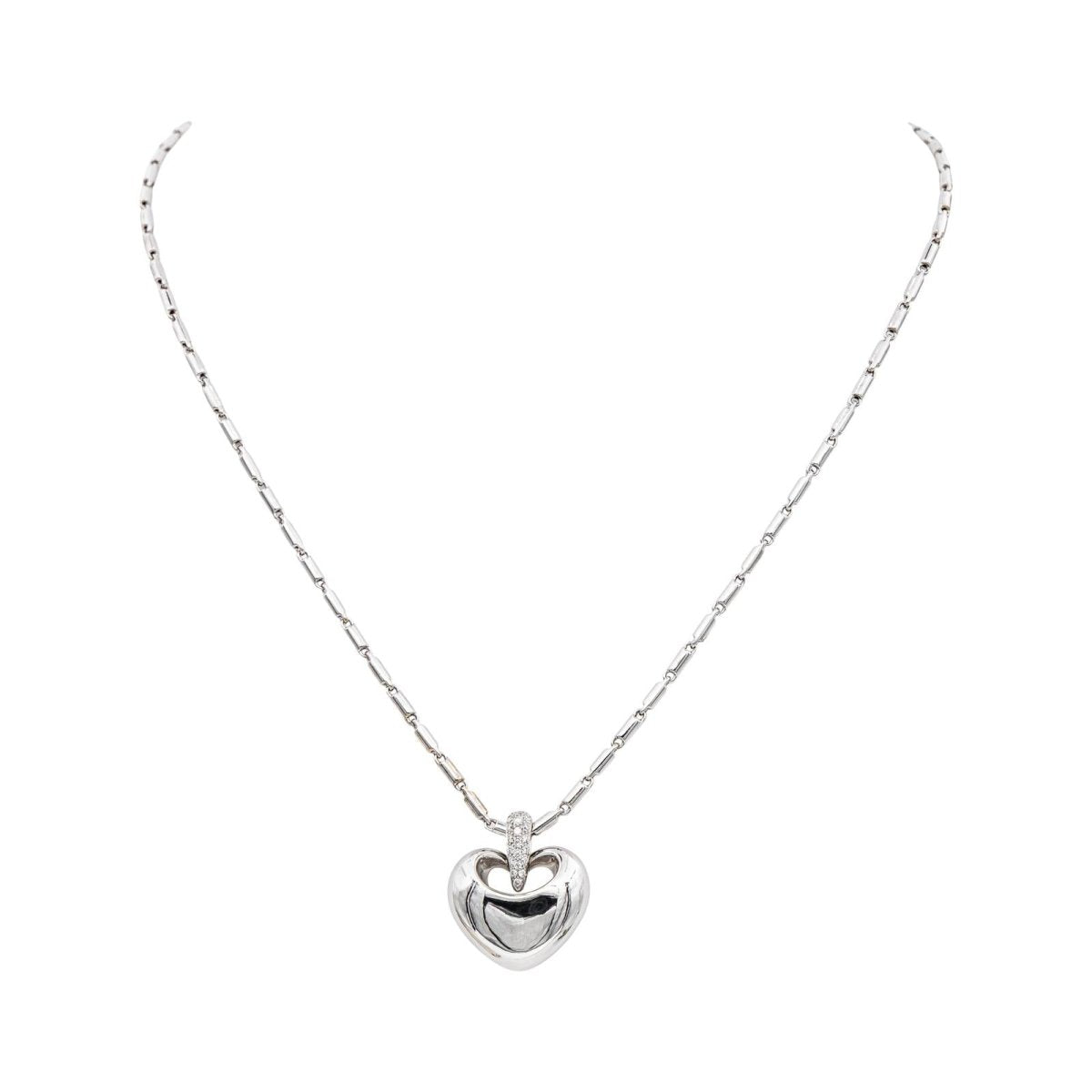 Necklace White gold diamond