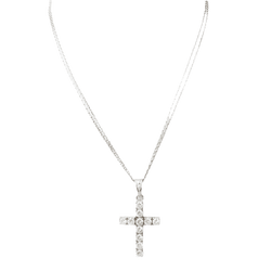 Collier Pendentif en or blanc et diamants - Castafiore