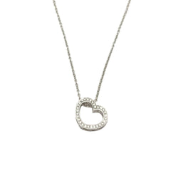 Collier Pendentif en or blanc et diamants - Castafiore