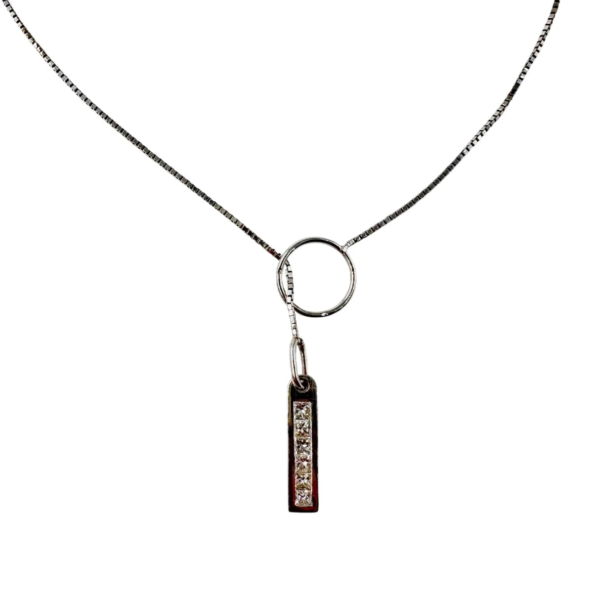 Collier Pendentif en or blanc et diamants - Castafiore