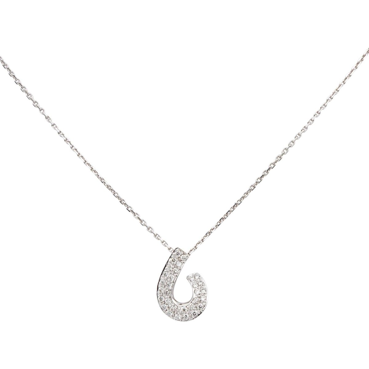 Necklace  White gold diamond