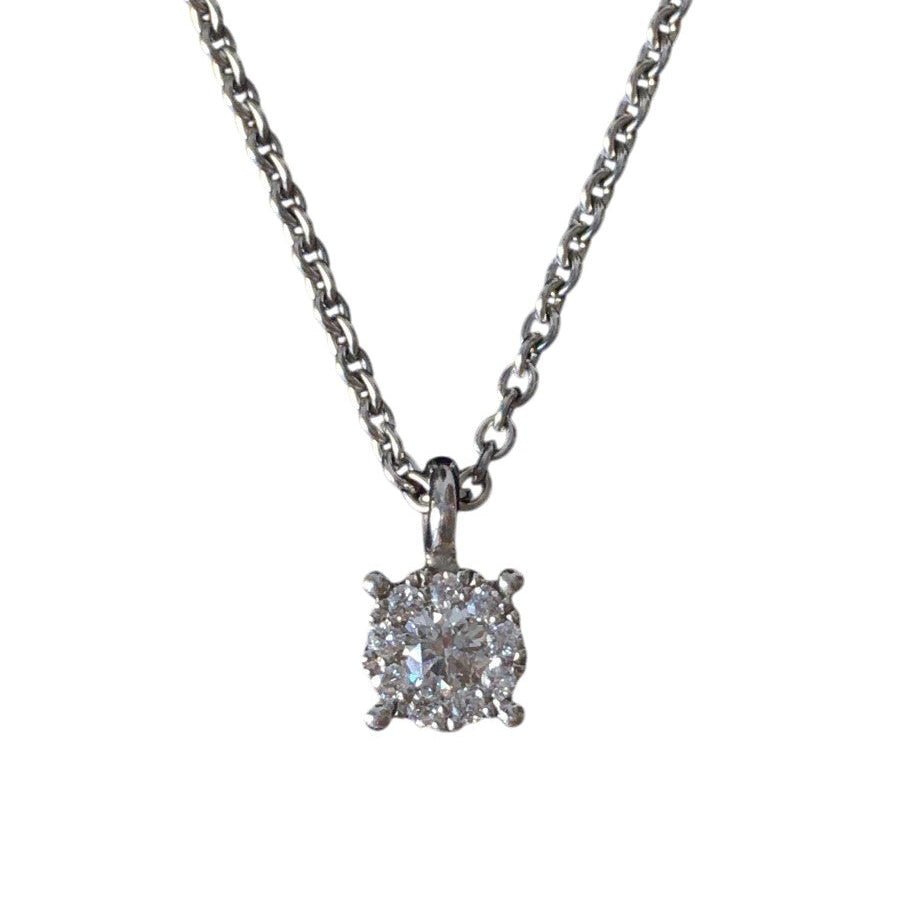Collier Pendentif en or blanc et diamants - Castafiore