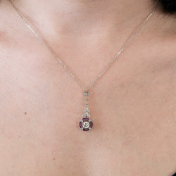 Collier Pendentif en or blanc et diamants - Castafiore