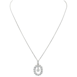 Collier Pendentif en or blanc et diamants - Castafiore