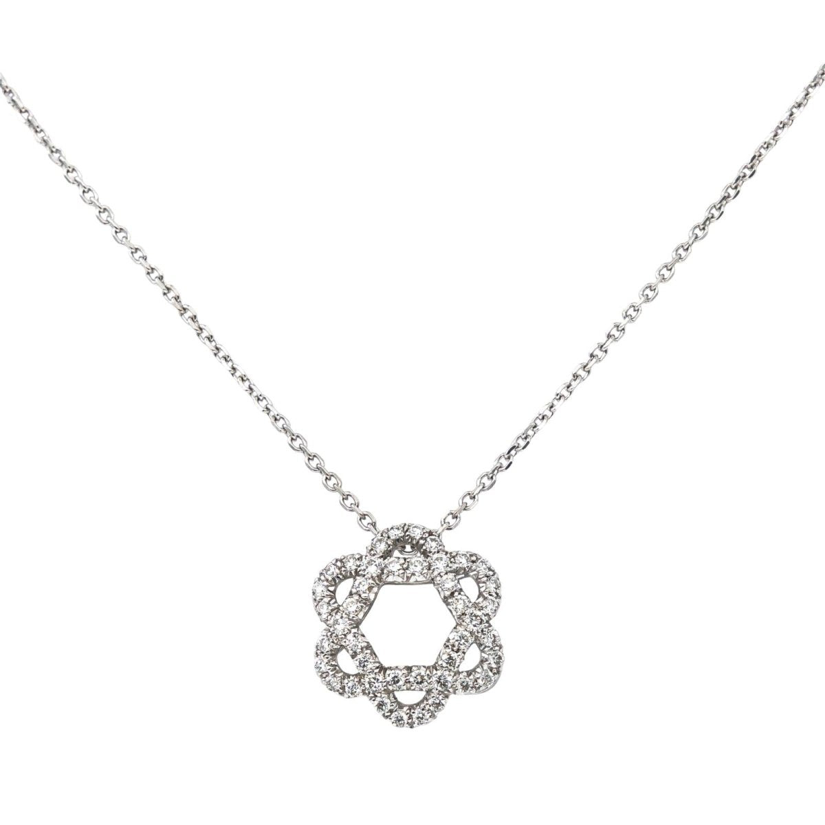 Collier Pendentif en or blanc et diamants - Castafiore