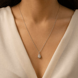 Collier Pendentif en or blanc et diamants - Castafiore