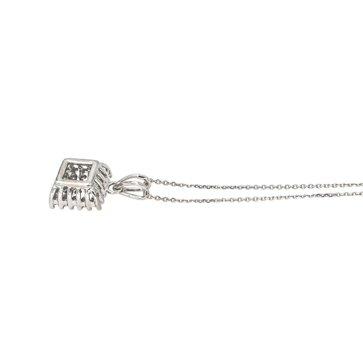 Collier Pendentif en or blanc et diamants - Castafiore