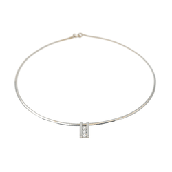 Collier Pendentif en or blanc, or jaune et diamants - Castafiore