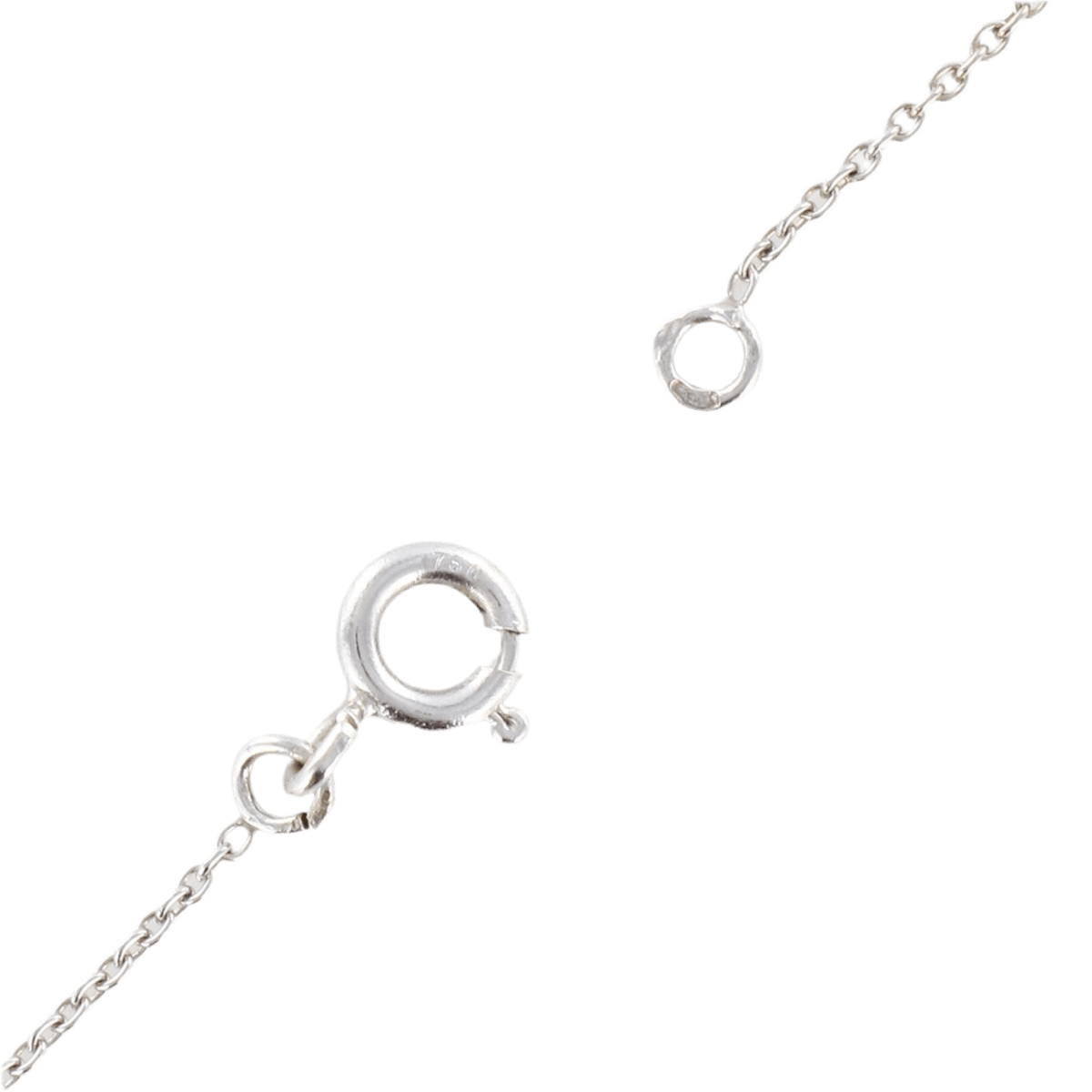 Collier Pendentif en or blanc, perle et diamants - Castafiore