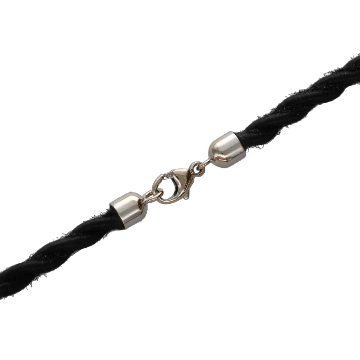Necklace Pendant Tahitian pearl 13.6 mm &. diamonds 0.20 ct G-VS - 18k White Gold - String