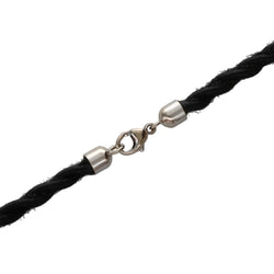 Necklace Pendant Tahitian pearl 13.6 mm &. diamonds 0.20 ct G-VS - 18k White Gold - String