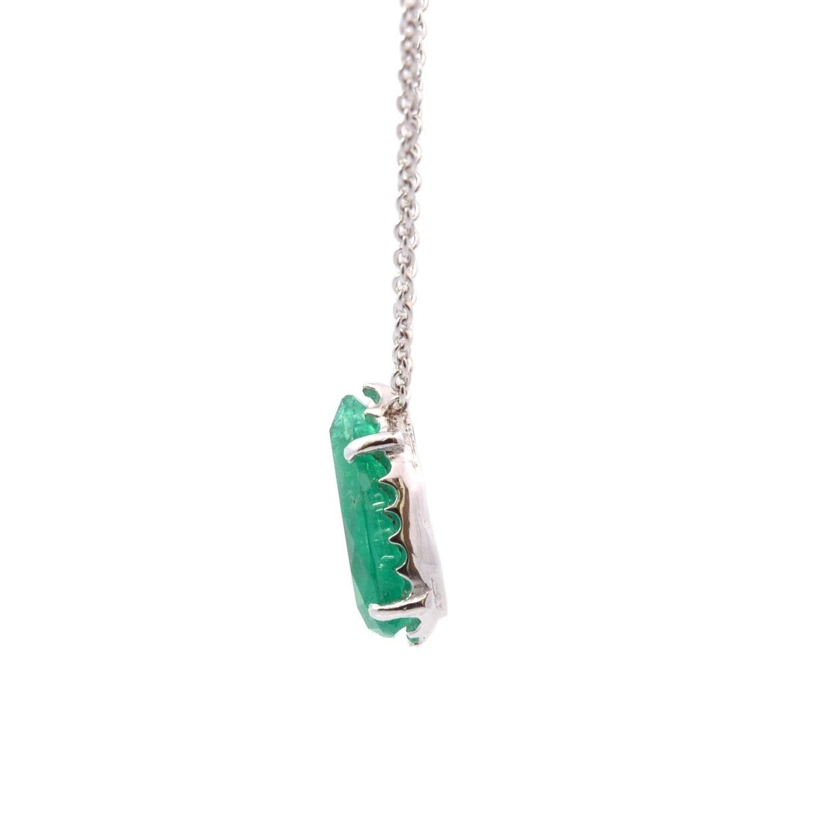 Necklace emerald of 4.70cts