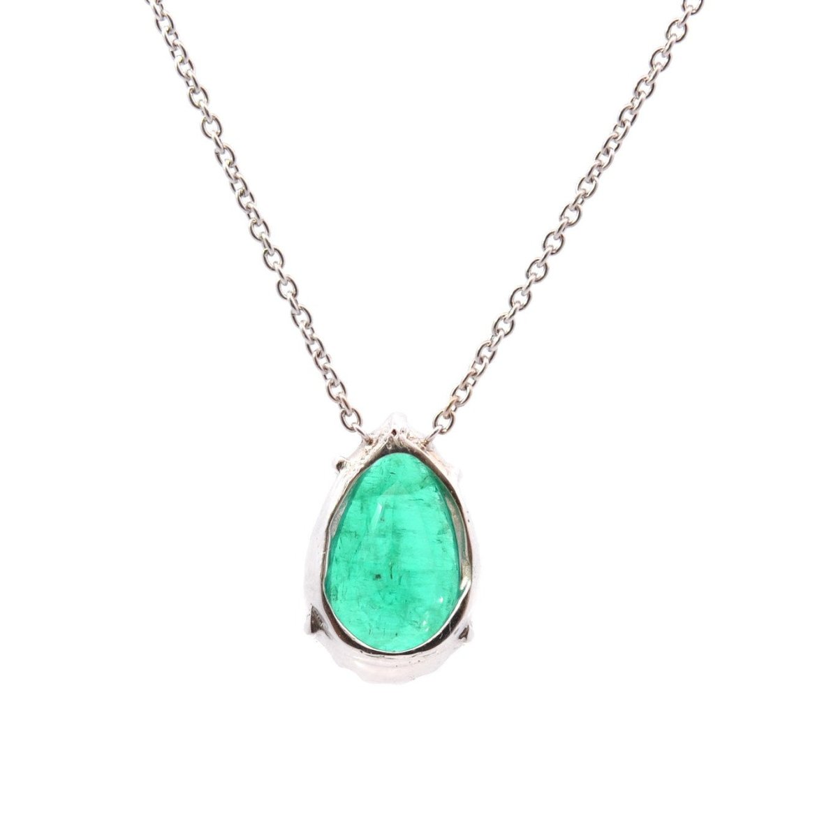 Necklace emerald of 4.70cts