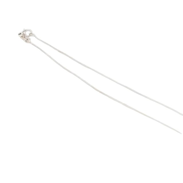 Collier Pendentif en or blanc, saphir et diamant - Castafiore