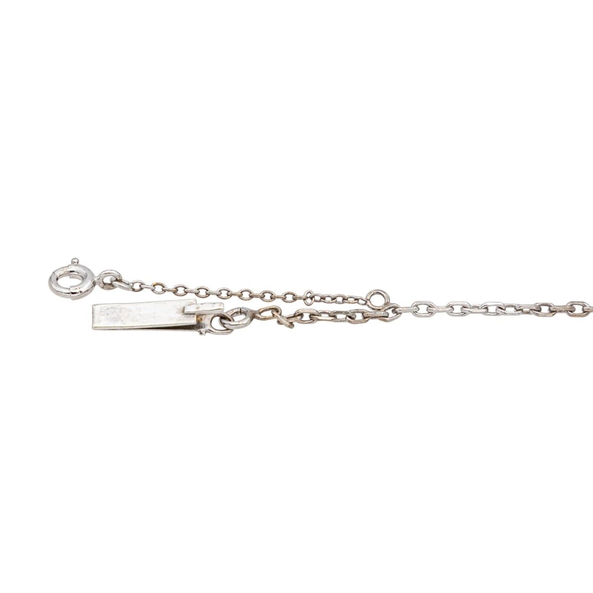Collier Pendentif en or blanc, saphir et diamants - Castafiore