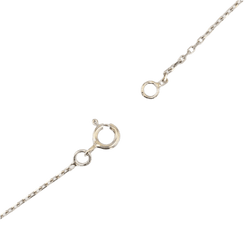 Collier Pendentif en or blanc, saphir et diamants - Castafiore