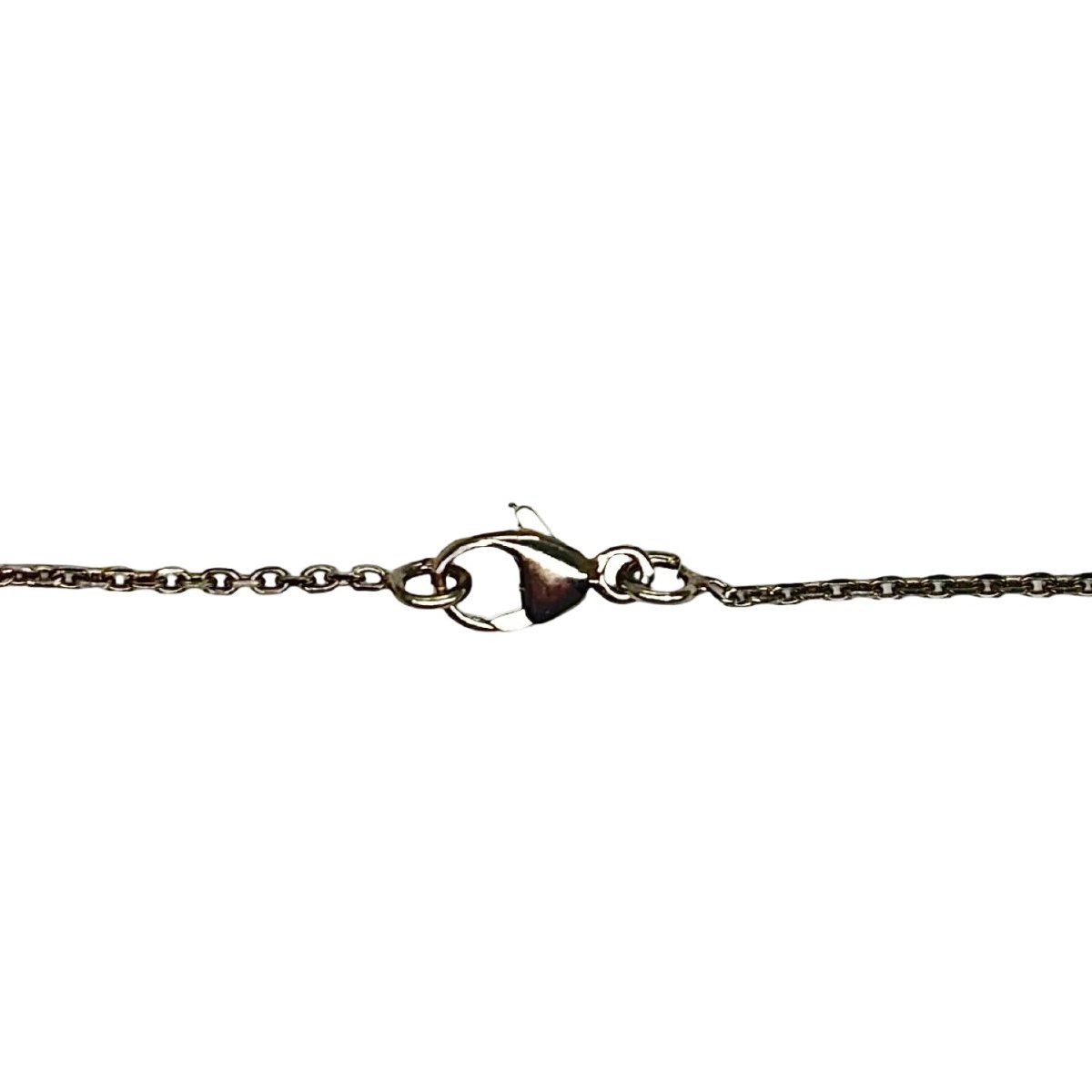 Necklace Pendant in white gold, sapphires and diamonds