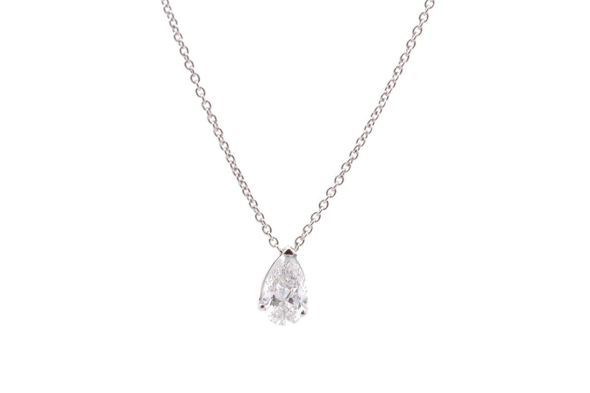 Necklace pendant diamond of 1.01cts
