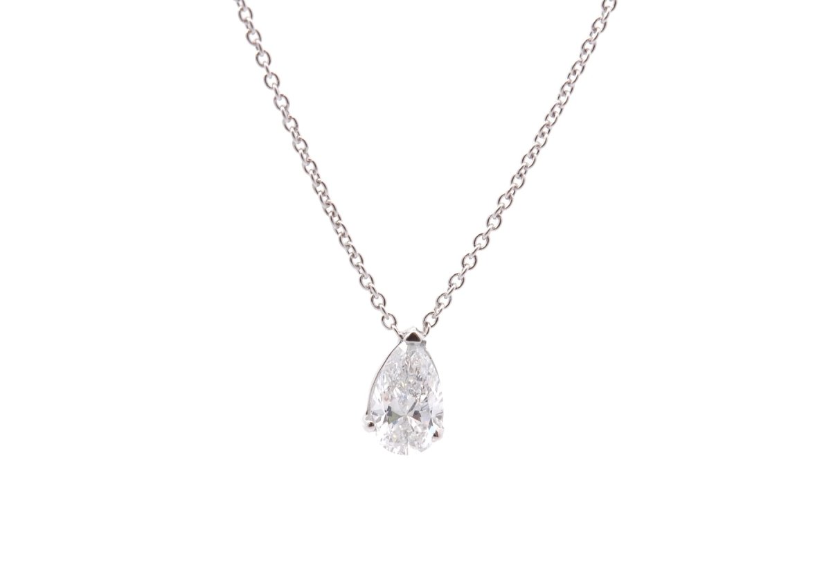 Necklace pendant diamond of 1.01cts