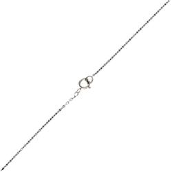 Collier pendentif en or gris et diamant - Castafiore