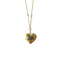 Collier Pendentif en or jaune, émail, perles et diamants - Castafiore