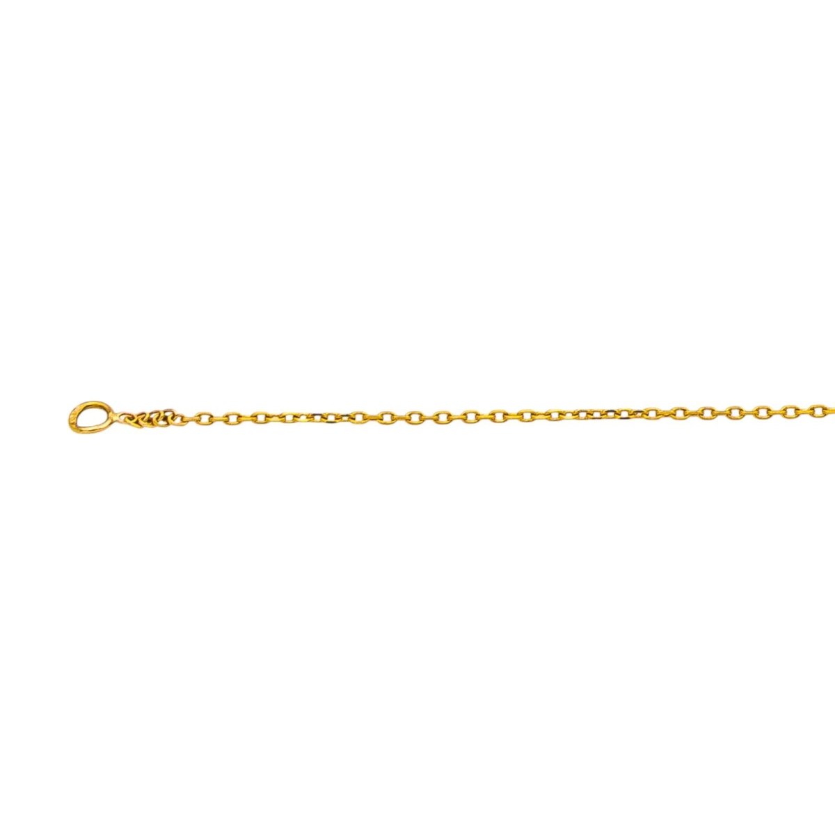 Necklace Emerald yellow gold 