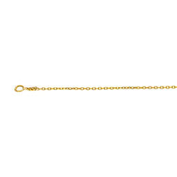 Necklace Emerald yellow gold 