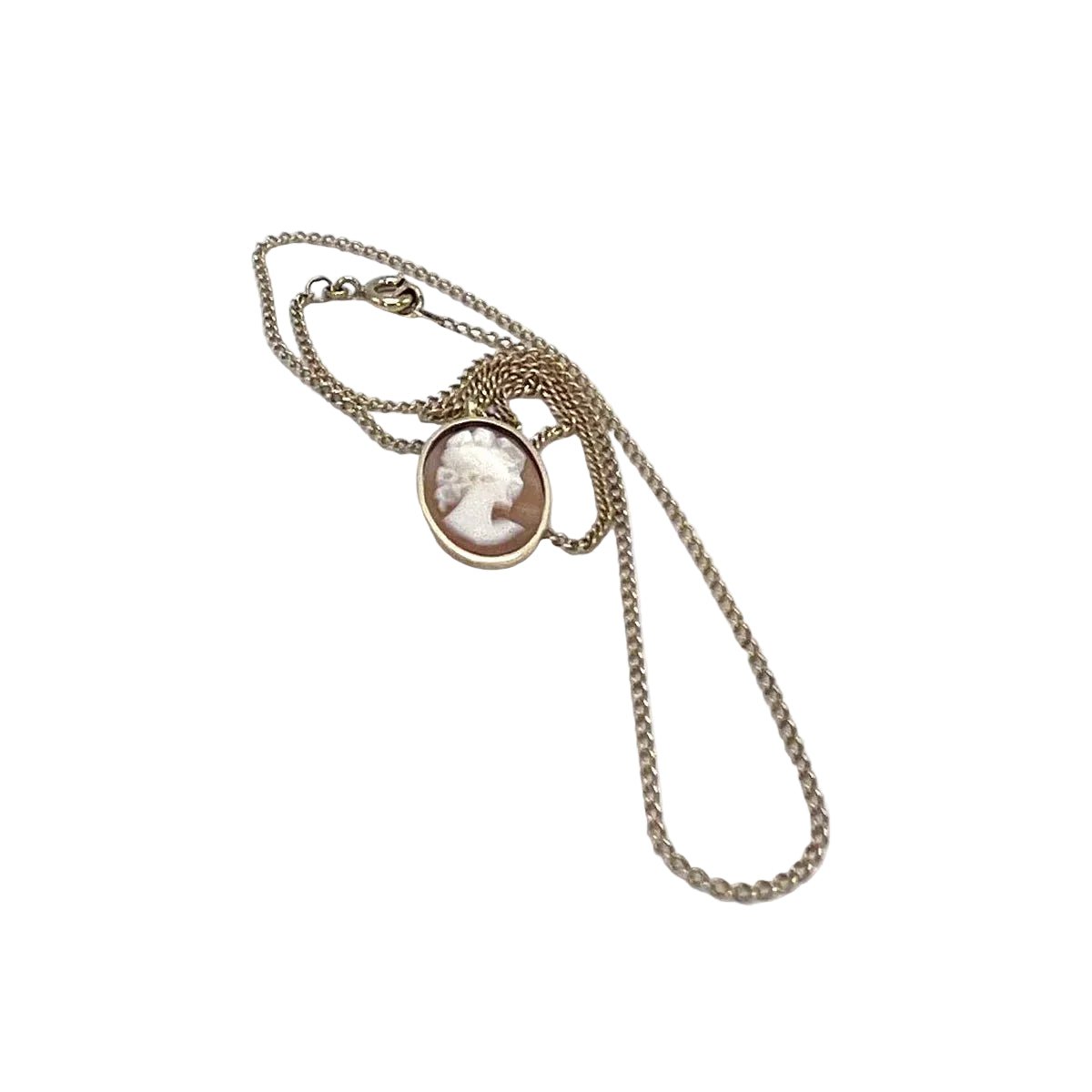 Collier Pendentif en or jaune et camée - Castafiore