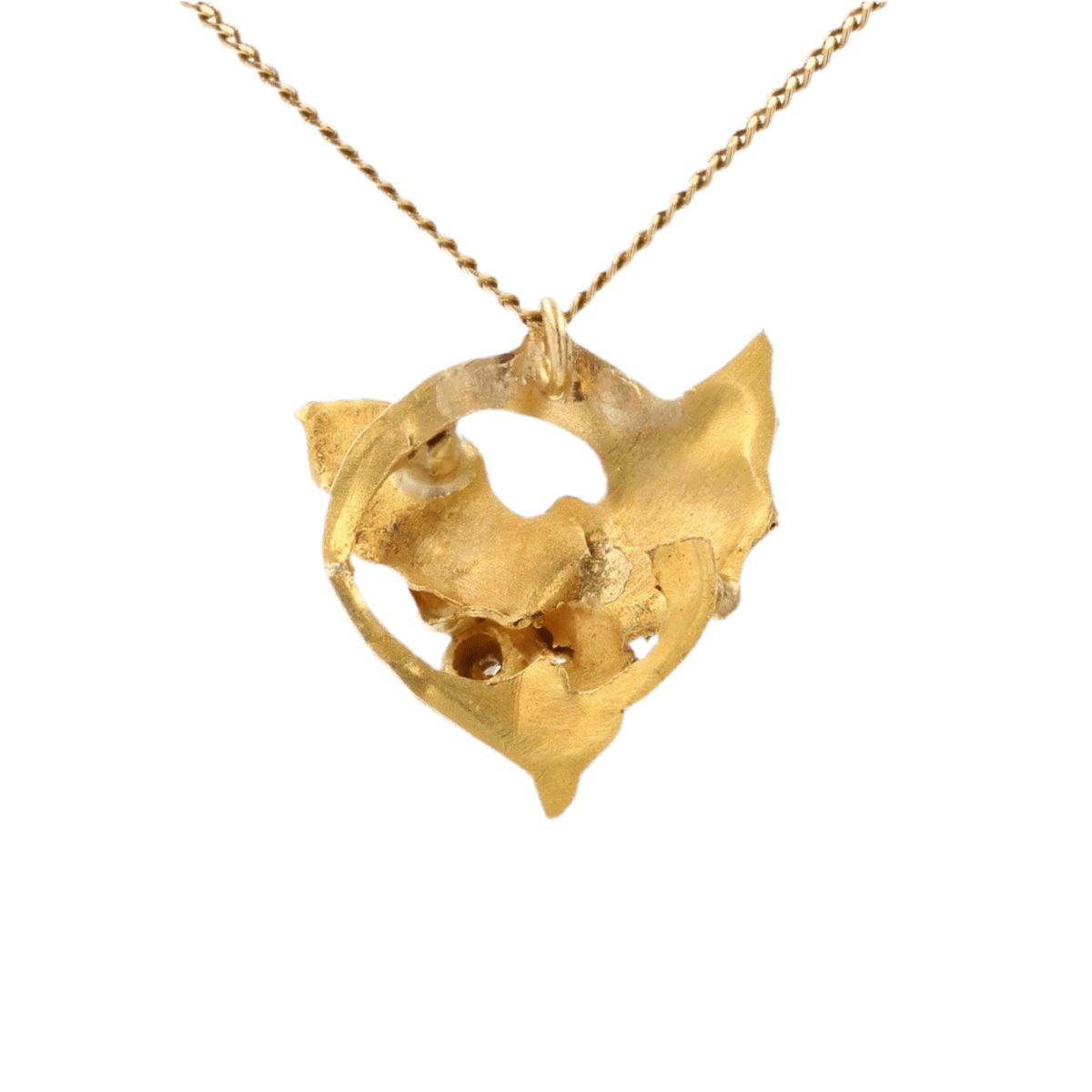 Collier Pendentif en or jaune et diamant - Castafiore