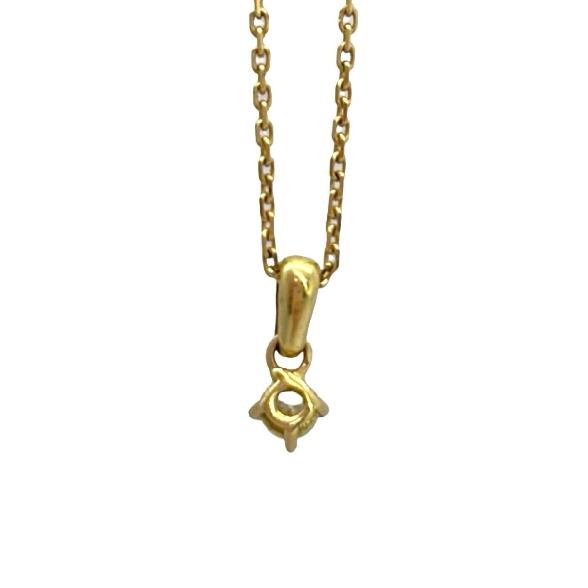 Collier Pendentif en or jaune et diamant - Castafiore