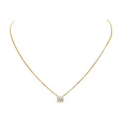 Collier Pendentif en or jaune et diamant - Castafiore