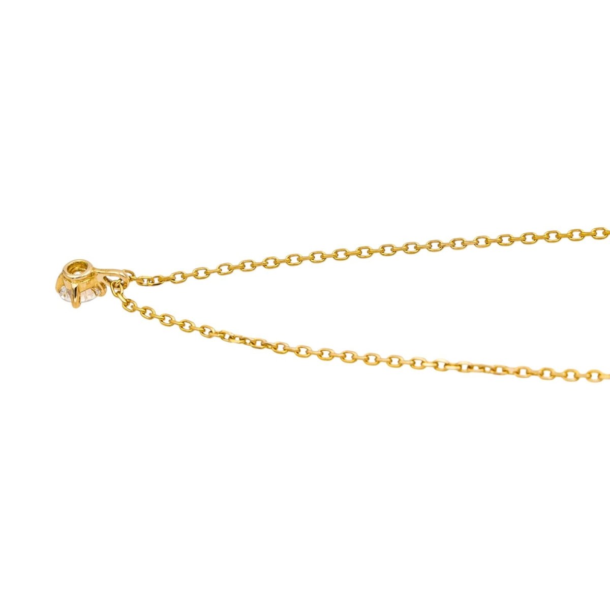 Collier Pendentif en or jaune et diamant - Castafiore