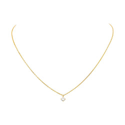 Collier Pendentif en or jaune et diamant - Castafiore