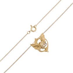 Collier Pendentif en or jaune et diamant - Castafiore